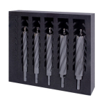 4PC 9/16,11/16,7/8 & 15/16" VersaDrive Extralong TCT HoleCutters - 100mm Deep