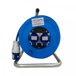 240V Cable Reel 25m 2.5mm 2x16amp Sockets and Plug &ndash; (4047)