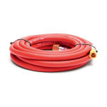 10m x 8mm x 3/8" Fitted ACETYLENE Hose