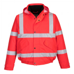 Portwest  S463 - Hi-Vis Winter Bomber Jacket Red M