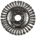 KLINGSPOR BR 600 Z 125mm X 22 TWIST KNOT WIRE WHEEL M/S