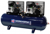 Fiac Workhorse Tandem Air Compressor 2 x 3HP 250L 230v