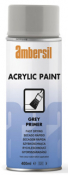 Ambersil Acrylic Paint Primer Grey -  6 x 400ml
