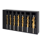 Versadrive Turbo Tip Impact Drill Bit, 7 Pc Set,  6.8,8,8.5,10,10.5,12,14mm