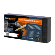 Versadrive Turbo Tip Impact Drill Bit  - 7 Piece Set - 6,7,8,9,10,11,12mm