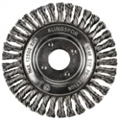 KLINGSPOR BR 600 Z 115mm X 22 TWIST KNOT WIRE WHEEL M/S