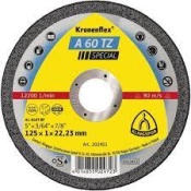 Special Thin Klingspor 125 x 1.0mm Cutting Disc - A60TZ