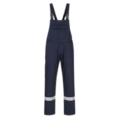 BZ17 - Bizweld Work FR Bib and Brace Navy