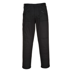 S887 - Action Trousers Black Extra Tall