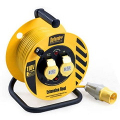 110V Extension Reels Yellow 16 & 32A