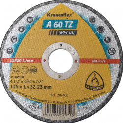 Klingspor 115 x 1mm Klingspor Thin Cutting Discs - A60TZ Special