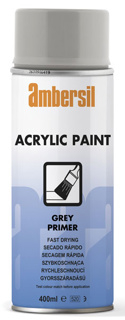 Ambersil Acrylic Paint Primer Grey -  6 x 400ml