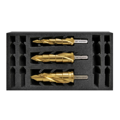 HMT VersaDrive TurboTip ImpactaStep Cutters 4PC 16,22,26,32mm