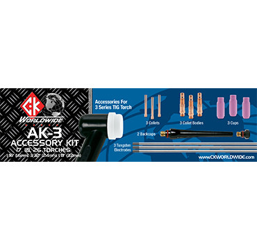 CK TIG Torch Accessory Kit For CK210, TL210, FL250, CK300, TL300, CK18, TL18, CK26, TL26