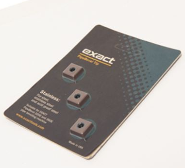 Exact Pipe Bevel Tip Stainless Steel - 3 Pieces