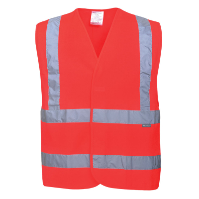 Portwest  C470 - Hi-Vis Band and Brace Vest Red L/XL