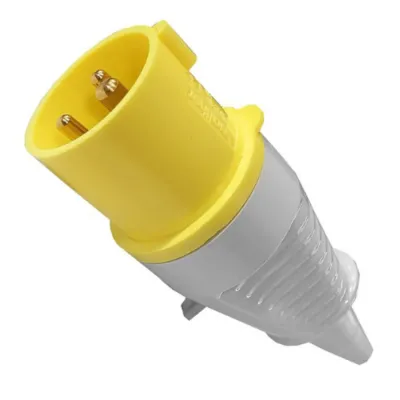 110V 32amp 2P+E 3P IP44 Industrial Plug – (10832)
