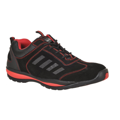 Portwest FW34 - Steelite Lusum Safety Trainer S1P HRO Red Size 12