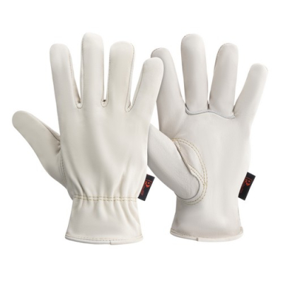 Hide Drivers Glove - Ivory