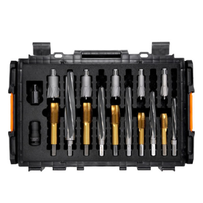 15PC + Adapters VersaDrive MAX Tap, Reamer & Broach Set