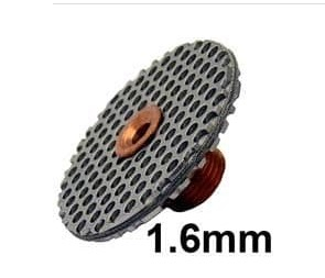 Tungsten Adapter Large Diameter with Screen, CK Gas Saver 1.6mm