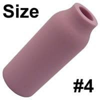 #4-6mm Bore Cup Alumina, 48mm Long - 3 Series Gas Saver Spares