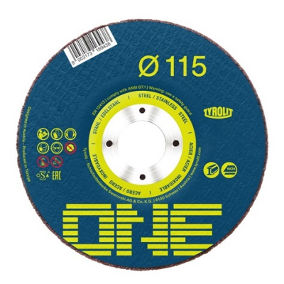 115 x 6 x 22mm Tyrolit One, Metal Grinding Disc