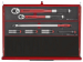 TengTools 53Inch PRO35™ Monster stack FOAM tool kit 1133 pieces