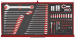 TengTools 37Inch PRO35™ Roller Cabinet FOAM Tool Kit 513 Pieces