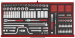 TengTools 37Inch PRO35™ Roller Cabinet FOAM Tool Kit 513 Pieces