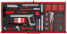 TengTools 37Inch PRO35™ Roller Cabinet FOAM Tool Kit 637 Pieces